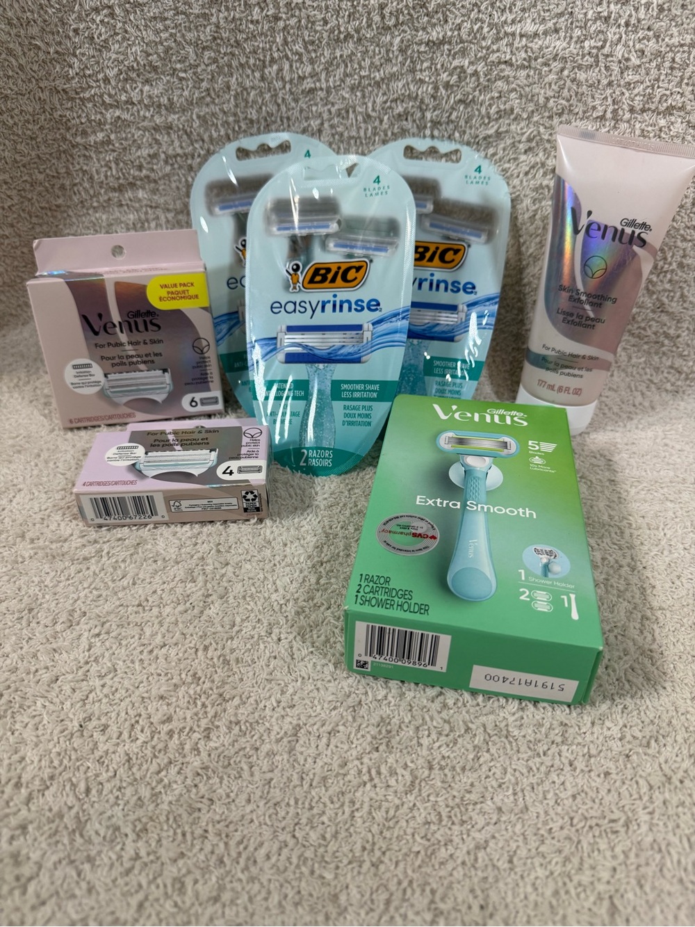 Gillette Venus & BIC Razor Bundle